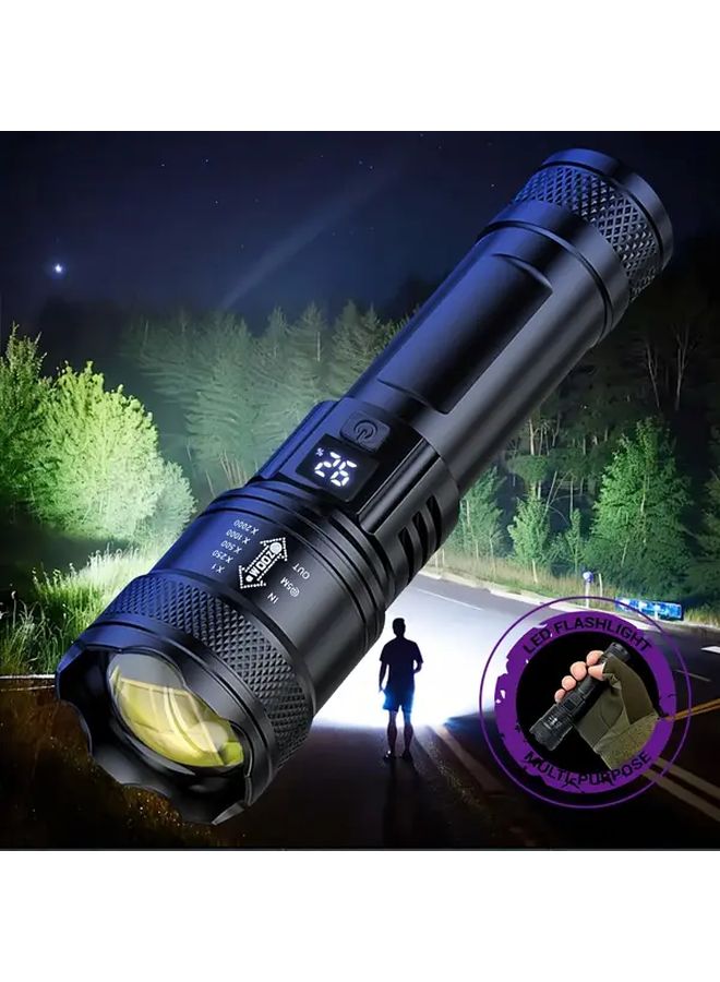 3 Pcs Multi Functional Handheld Flashlight USB Rechargeable Portable ABS Work Lamp - Image 2