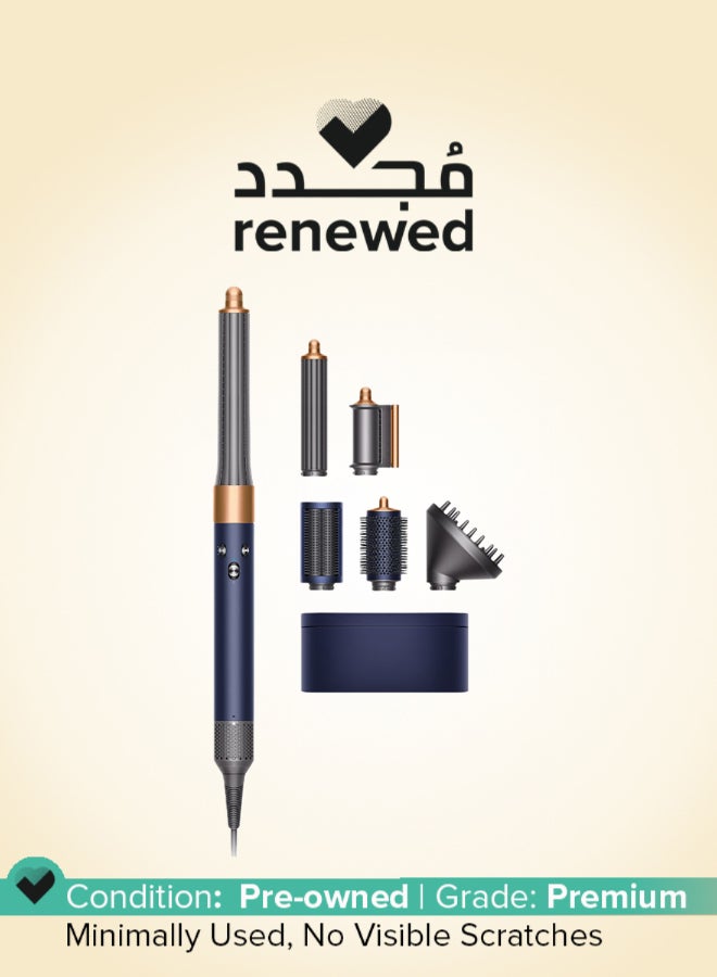 dyson Renewed - Airwrap Multi-Styler And Dryer Complete Long Volumise Enhanced Coanda Airflow For Smooth, Voluminous Styles Prussian Blue Rich Copper - Image 1
