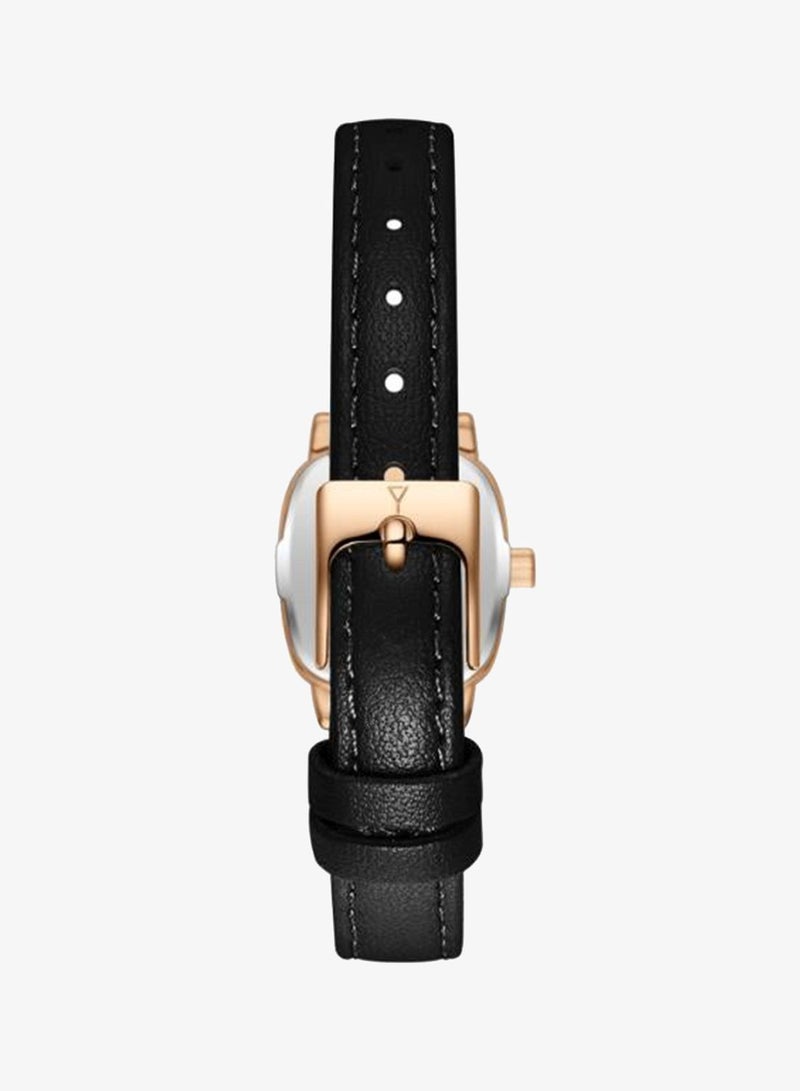 ECSTACY Women's Leather Analog Watch E25502-RLBW - 21mm mm - Image 3