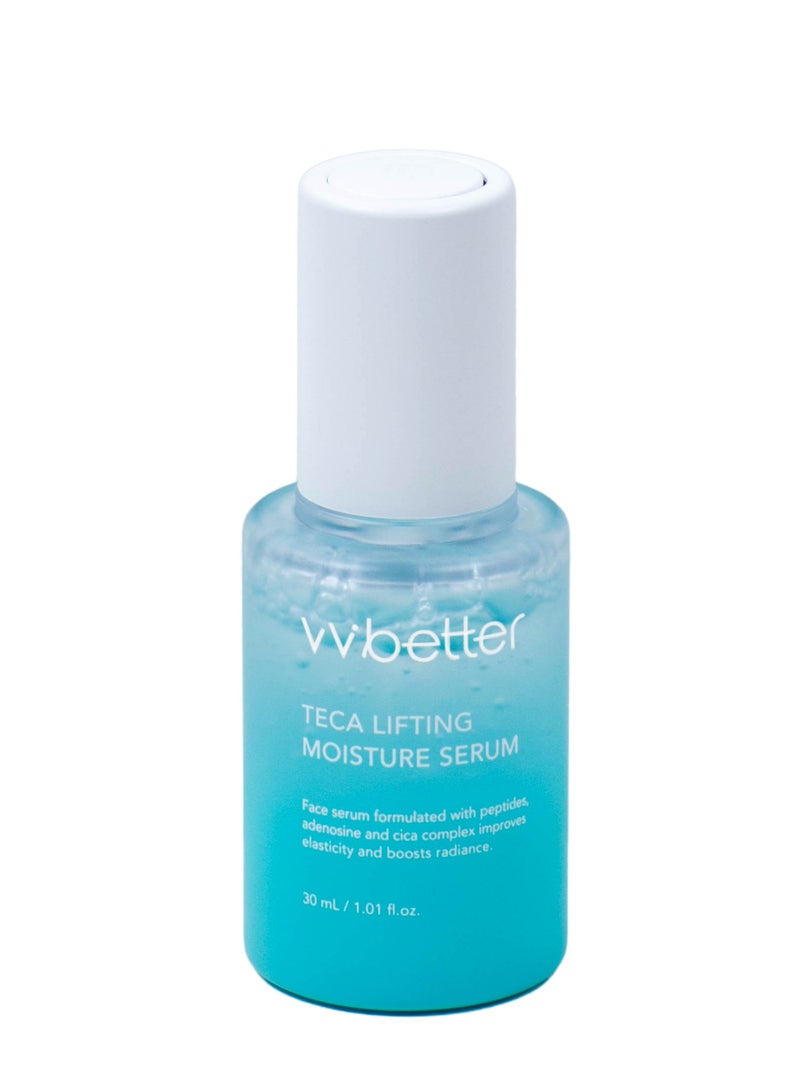 VVBETTER TECA Lifting Moisture Serum Face Serum Formulated with Peptides, Adenosine & CICA Complex, improves Elasticity and Boosts Radiance (30 ML)  - Image 1