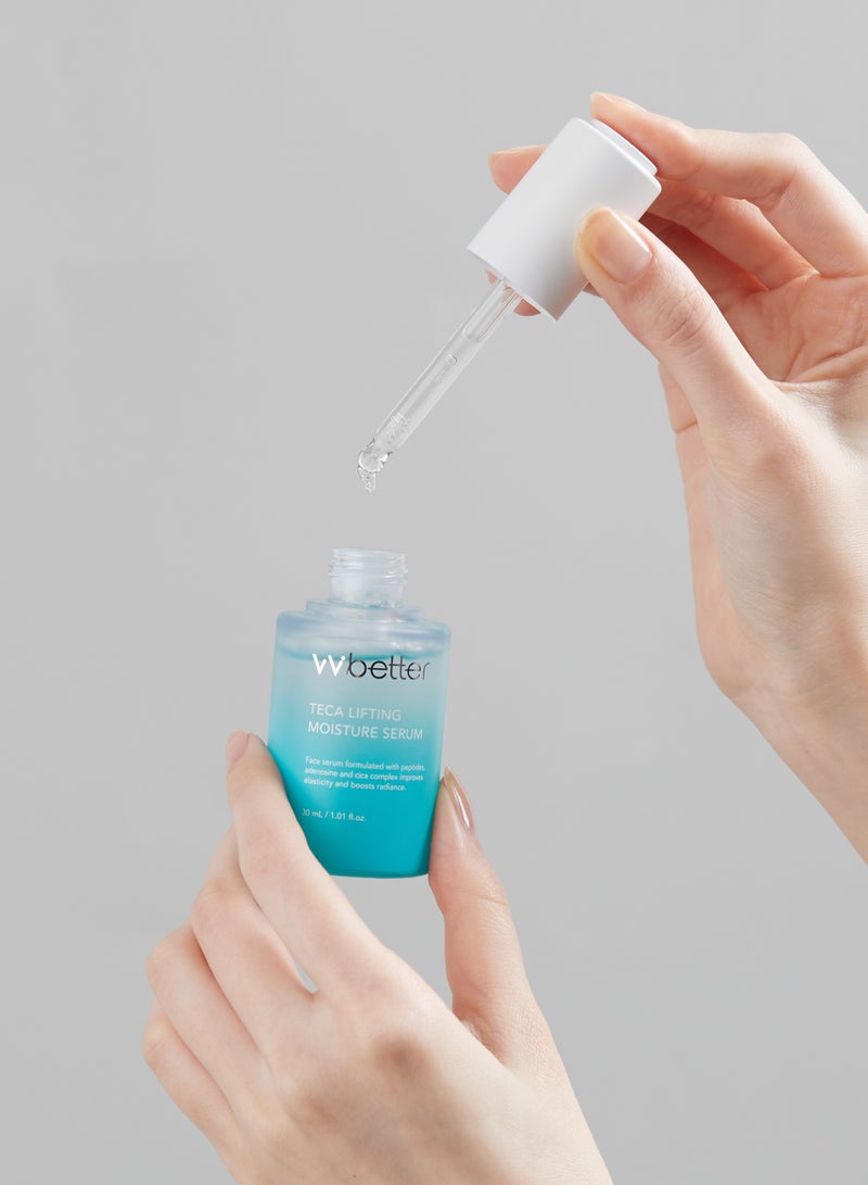 VVBETTER TECA Lifting Moisture Serum Face Serum Formulated with Peptides, Adenosine & CICA Complex, improves Elasticity and Boosts Radiance (30 ML)  - Image 5