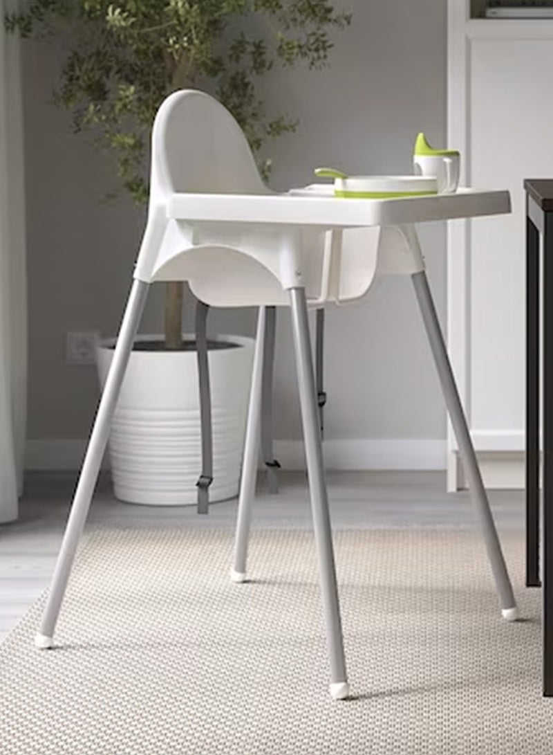 بريمو بلس كرسي مرتفع قابل للتعديل مع صينية لتناول الطعام وحزام أمان للأطفال - Image 4