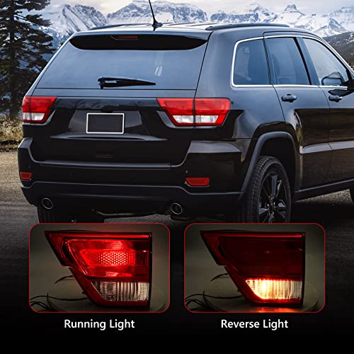Huray Right Inner Taillight Compatible with Jeep Grand Cherokee 2011-2013 Passenger Side Tail Light Lamp Assembly Replacement for CH2803101 - Image 2