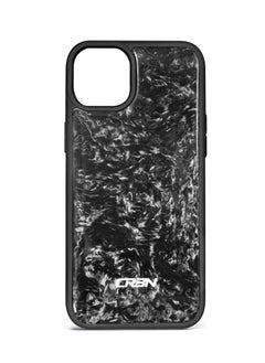 crbn Carbon Fiber Phone Case for iPhone 15 Plus Slim Lightweight Forged Design Shockproof Drop Protection Carbon Fiber Texture Anti-Scratch Cover Non Slip Grip for Maximum Durability 