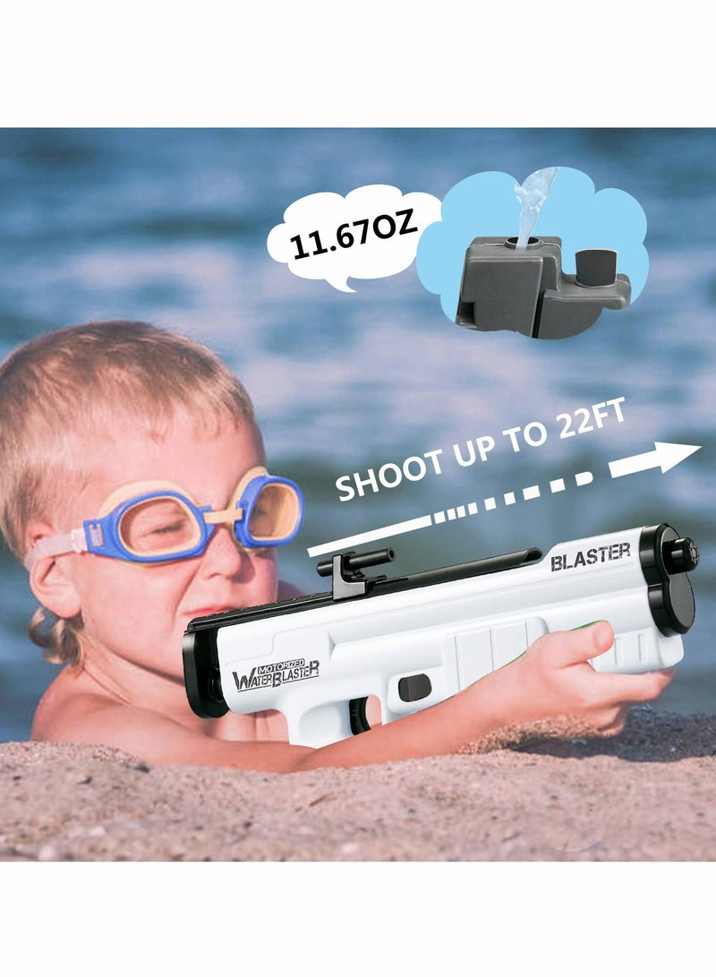 SYOSI Electric Water Gun Toy, 375CC High Capacity Battery Powered Automatic Squirt Gun for Kids and Adults, 22ft Range Squirt Gun Toy fo - Image 3