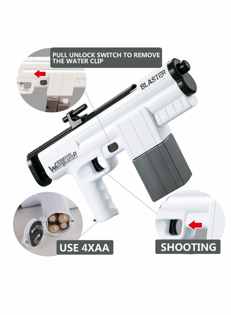 SYOSI Electric Water Gun Toy, 375CC High Capacity Battery Powered Automatic Squirt Gun for Kids and Adults, 22ft Range Squirt Gun Toy fo - Image 2