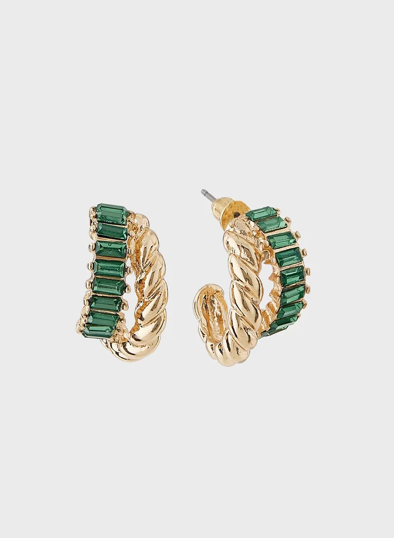 ELLA Embellish Hoop Earrings