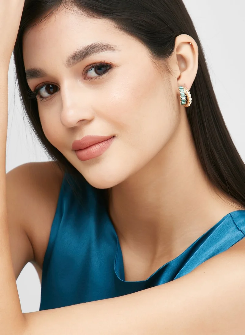 ELLA Embellish Hoop Earrings