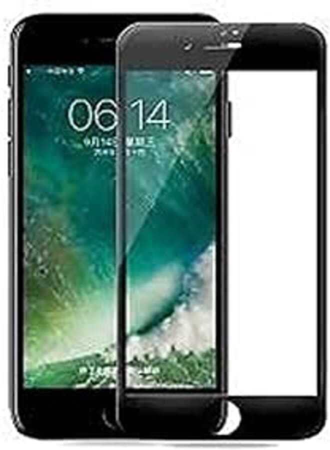 9H Glass 4D Full Covered Tempered Screen Protector With Black Edges For Iphone 7 Plus - Transparent