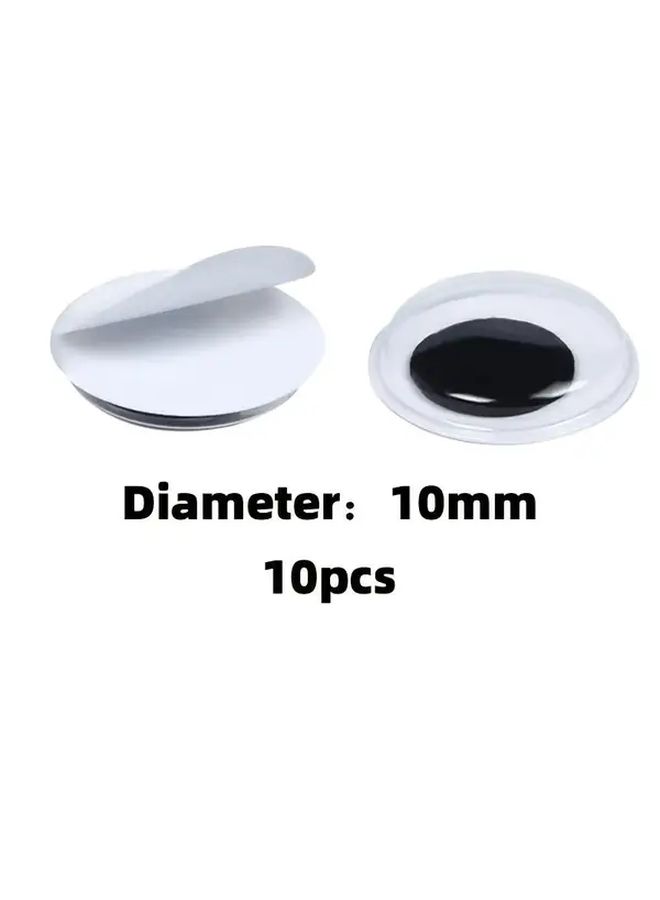 20mm Googly Eyes With Easy Peel Stick Pupils For DIY Crafts Costumes Slime - Image 2