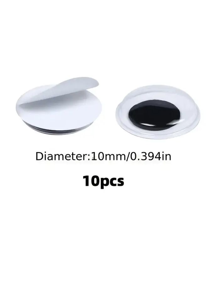 20mm Googly Eyes With Easy Peel Stick Pupils For DIY Crafts Costumes Slime - Image 3