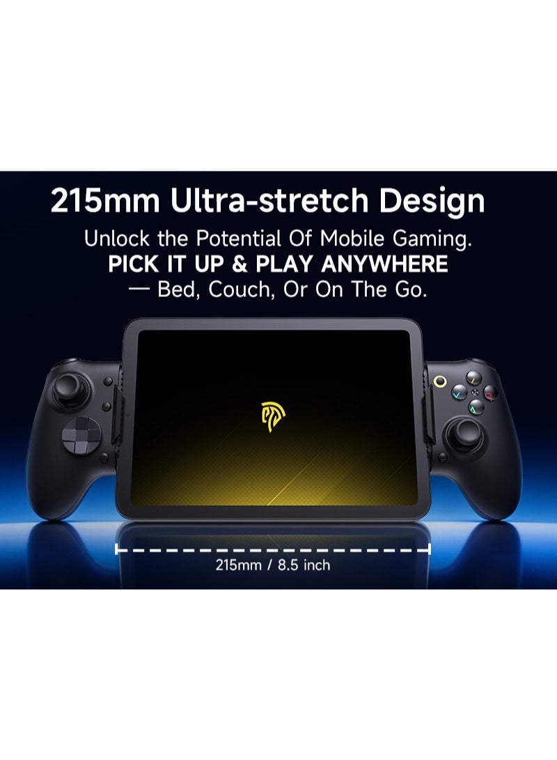 EasySMX M20 Wireless Phone Controller for Mobile Gamers with ABXY Layout Switching, Mechanical Buttons & Hall Effect Joysticks for No Drift, Plug and Play, Works with iPhone 15/16/17, iPad Mini 6/7, Android - Image 5