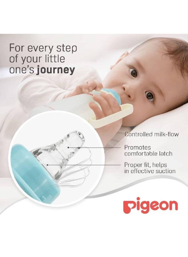 pigeon Plastic Feeding Bottle With Handle 240 ml Assorted  - Image 4