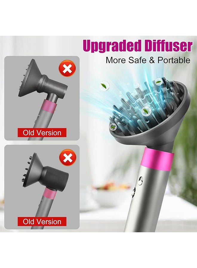 JS Portable Hair Diffuser Attachment Compatible with Dyson, for Airwrap HS05 HS03 HS01, Hair Dryer Diffuser Nozzle Converting for Airwrap Styler To Hair Dryer - Image 2