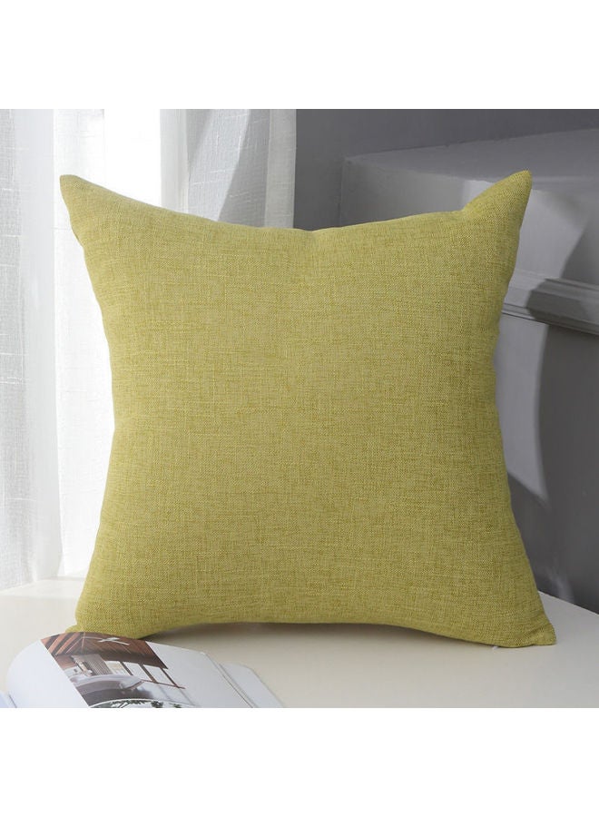 Solid Color Cotton And Linen Pillow Chinese Style Office Pillow Bedside Soft Bag Cushion Waist Pillow Backrest Sofa Pillowcase Customized