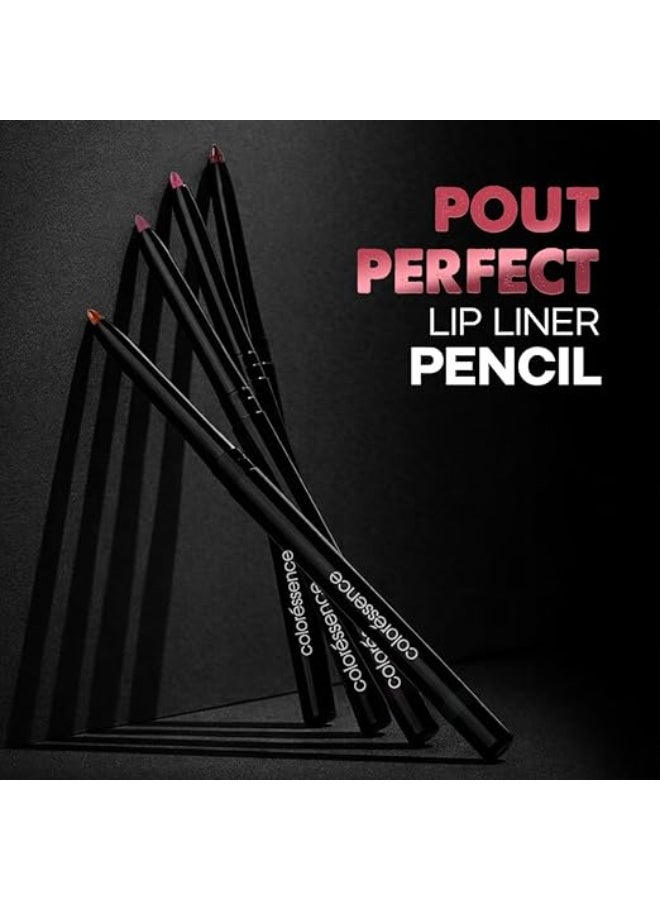 Coloressence Pout Perfect Matte Lip Liner, Brown, 0.25gm | Long Lasting | Lightweight | Highly Pigmented | Non-Drying Formula | Waterproof | Transfer Free - Image 2