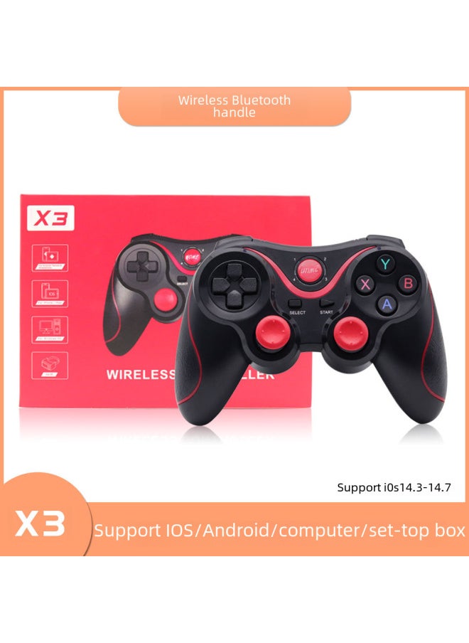 X3 T3 Wireless Bluetooth Game Controller For Android Computer Ps3 Connection Mobile Game Controller Digital Computer Gamepad-Product Color:Black Bare Metal  - Image 2