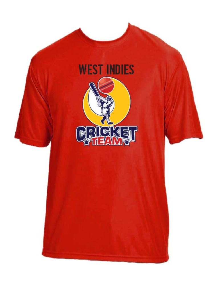 PRINTSHOP4ME West Indies Sports Jersey T-Shirt for Adults - Unisex West Indies Printed Dry-Fit Sports Jersey T-Shirt - Ideal West Indies Jersey T-Shirt for Matches - Image 4