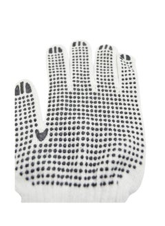 KASTWAVE 24 Pairs PVC Dotted Knit Work Gloves for Men Women Comfortable Non Slip Cotton Gloves Work Gloves for Painter Mechanic Industrial Warehouse Gardening Construction One Size Bulk  - Image 5