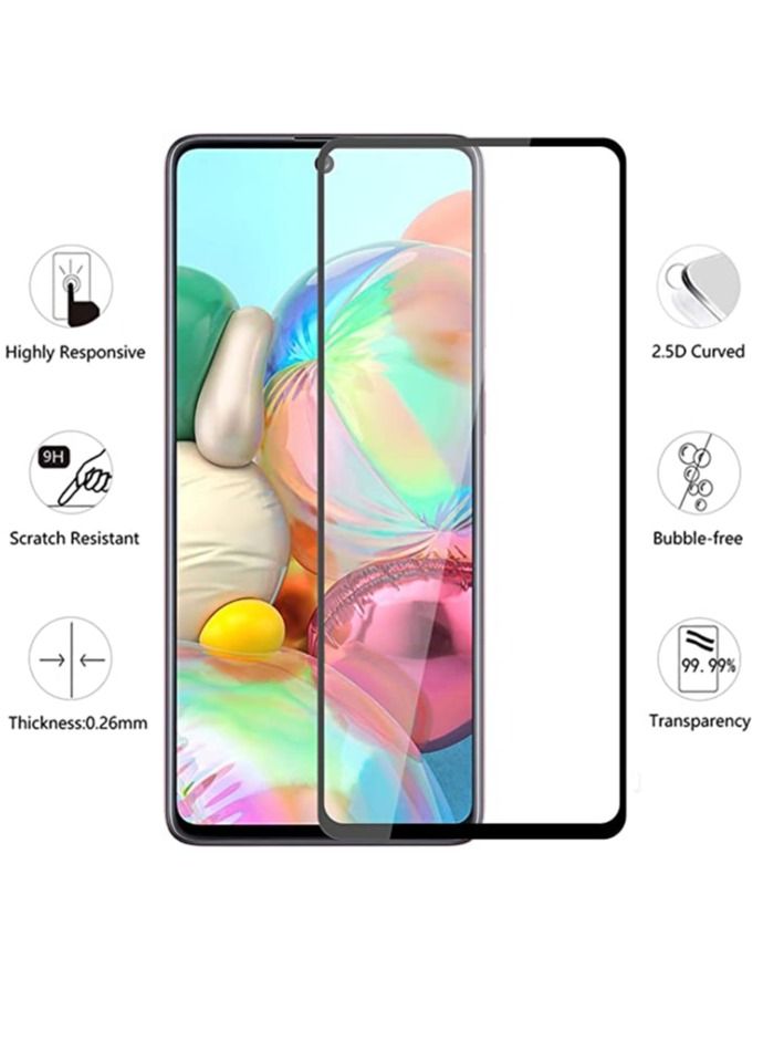 Samsung Galaxy A53 5G / A52s / A52 / A51 / S20 FE / M31s Screen Protector Tempered Glass Full Glue Edge-to-Edge Protector - Image 2