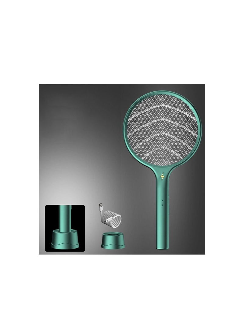 PYEBE - Electric Fly Swatter 3500V Bug Zapper Racket 2 in 1 Fly Swatter Rechargeable Mosquito Killer Lamp with 3 Layers Safety Mesh for Indoor and Outdoor - Image 1