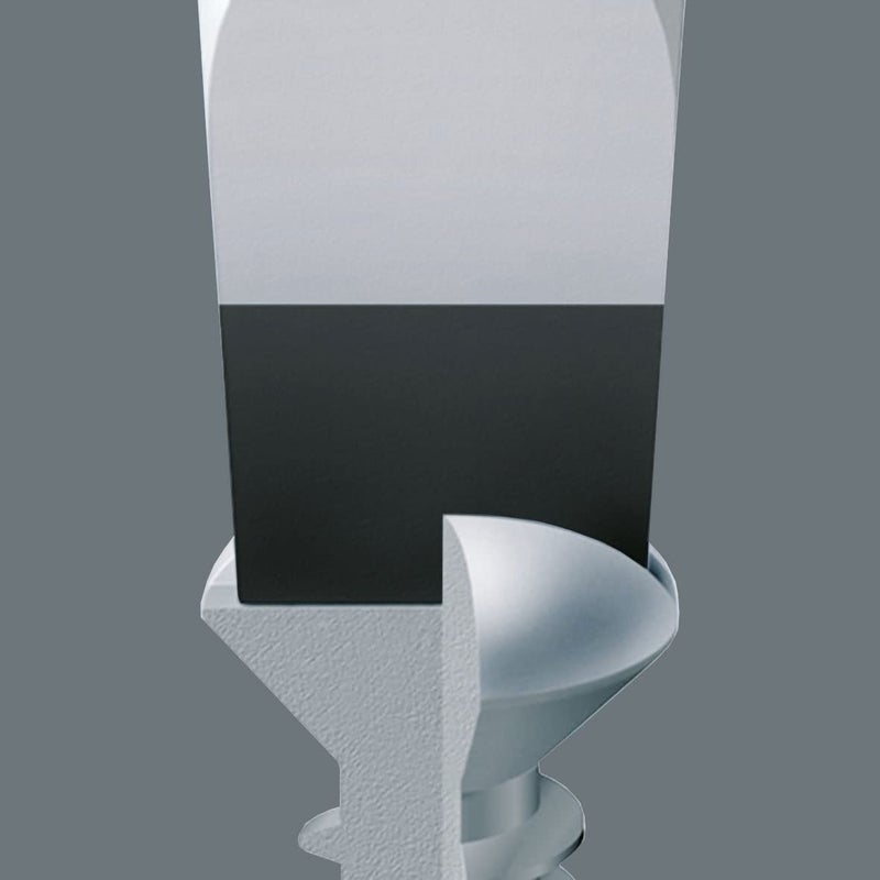 Wera 05018274001 Kraftform Plus 932 A Slotted Screwdriver, 14mm Head, 10" Blade Length - Image 5