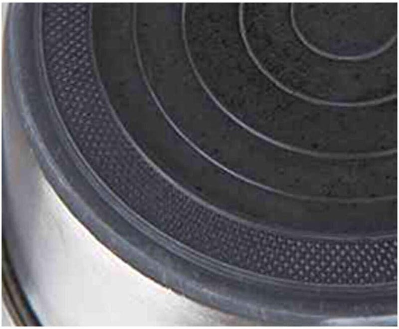 Trixie Stainless Steel Dog Bowl with Rubber Base - 2.5L - Image 2