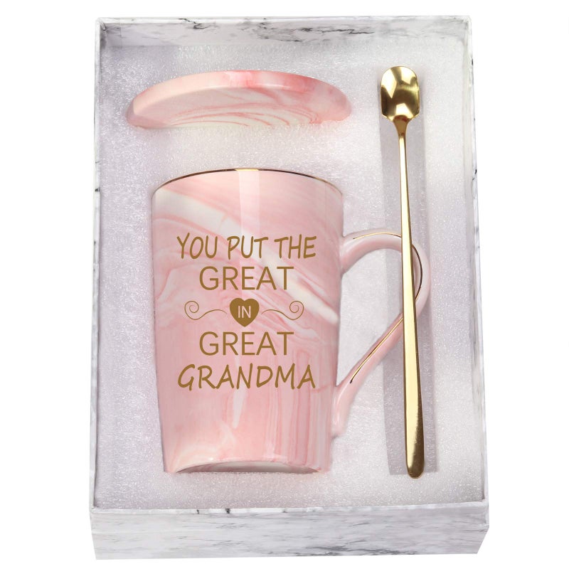 Great Grandma Mug Perfect for Mothers Day Birthdays 14 Oz Pink