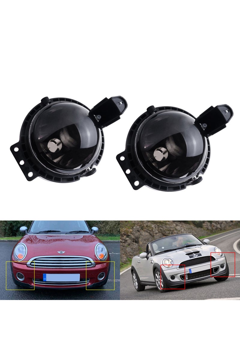 إيروريكس مصابيح ضباب أمامية نهارية بدون لمبات لسيارات ميني كوبر R56 R57 كلوبمان R55 R58 R59 (يسار + يمين) - Image 1