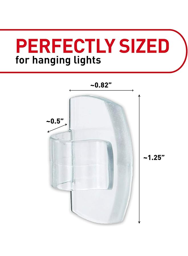 كوماند عبوات من مشابك الإضاءة الخارجية لتعليق الأضواء بدون أضرار 17017Clr Awes - Image 2