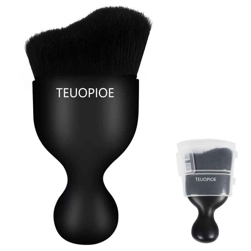 TEUOPIOE Car Interior Cleaning Brush, Car Duster Interior,Car Detailing Brush Dusting Brush,Car Interior Cleaning Tool, Auto Soft Hair Car Brush,Auto Interior Dust Brush for Air Vents(Black) - Image 1