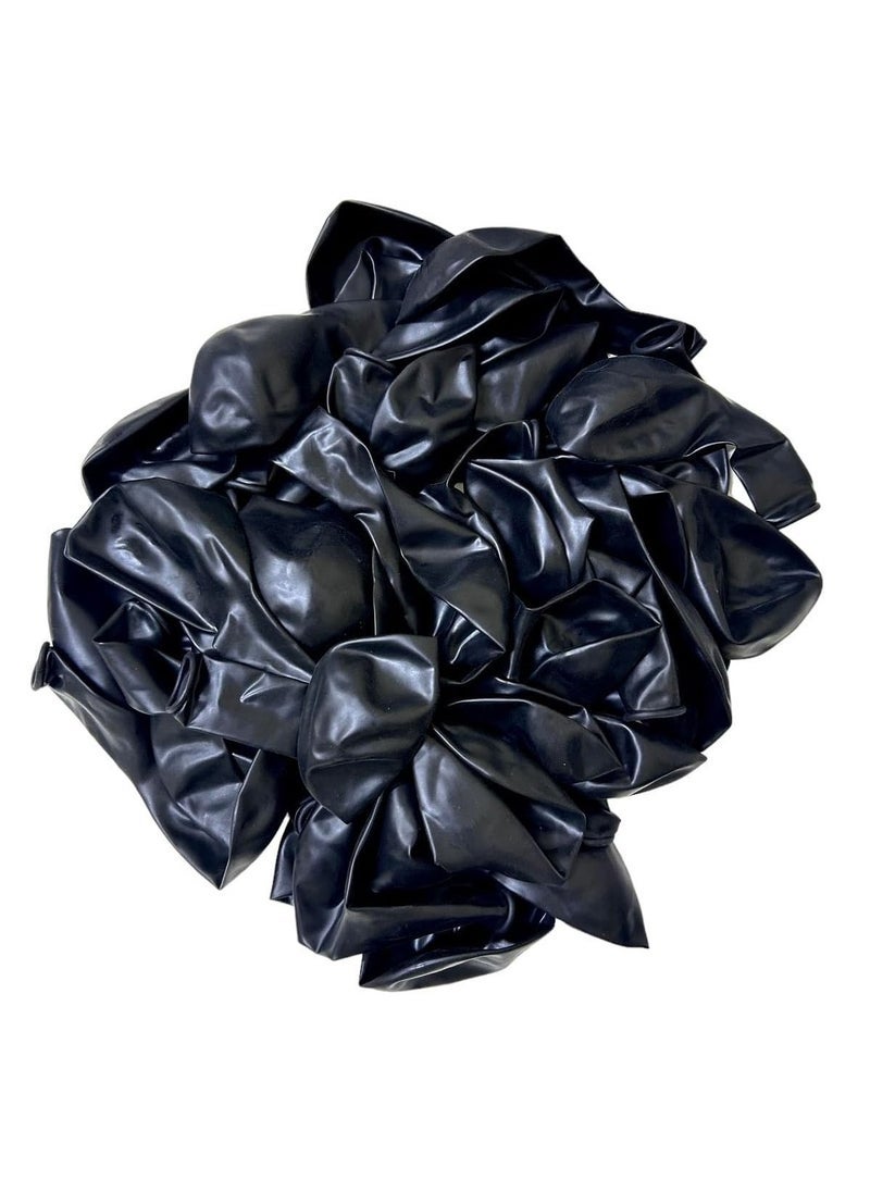 بارتي فن بالون معدني 12 بوصة لون أسود 40 قطعة - Image 3