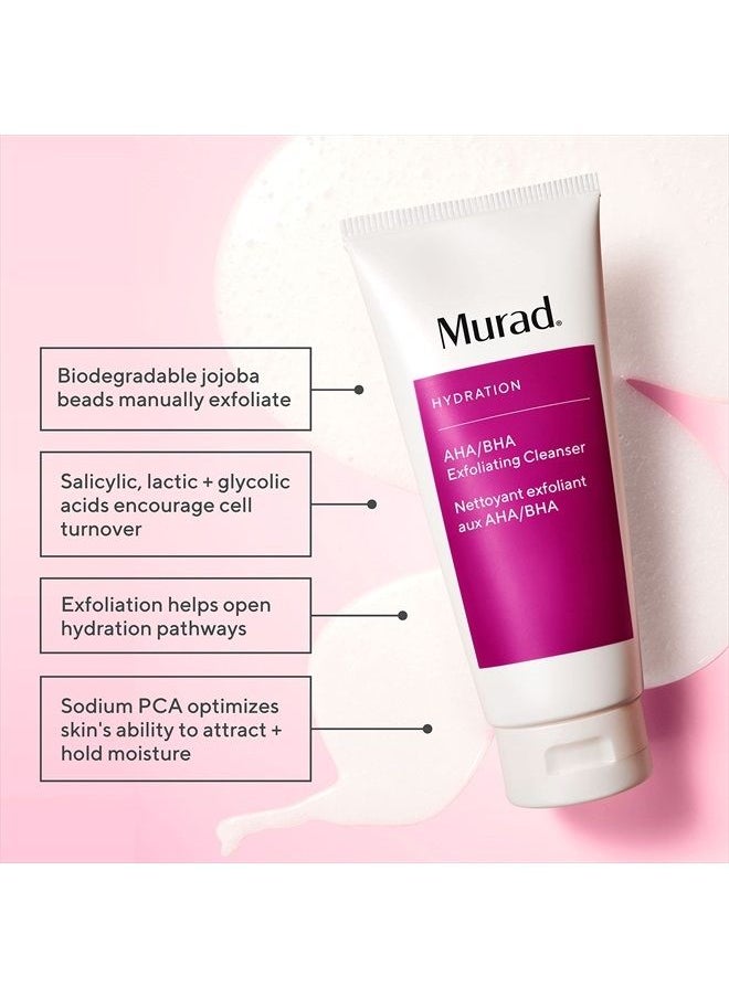 Murad - Hydrate Trial Kit - 3-Piece Trial Size Kit $62 Value - Moisturizing Daily Skincare Set - AHA/BHA Exfoliating Cleanser, Multi-Vitamin Infusion Oil & Hydro-Dynamic Ultimate Moisturizer - Image 1