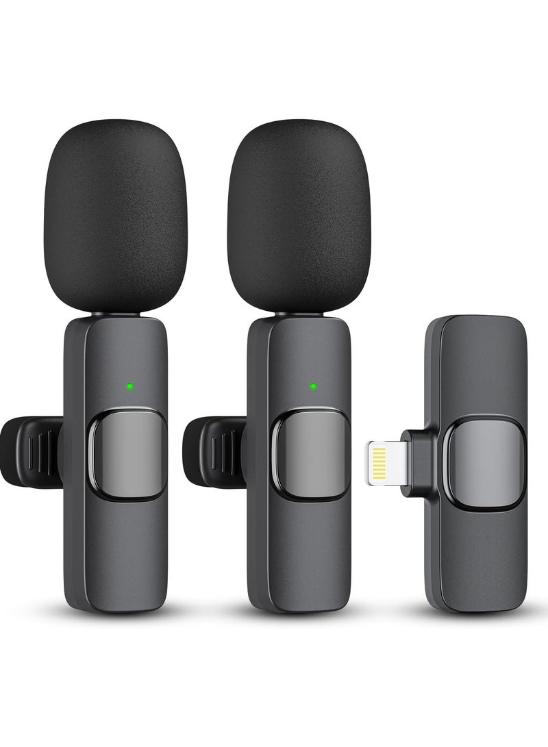 انفلكس ميكروفون لاسلكي INFLUX لافاليير لجهاز iPhone – ميكروفون بلوتوث صغير للتدوين المرئي والبث الصوتي واليوتيوب مع مسجل صوت، ميكروفون لاسلكي مثالي لمنشئي المحتوى - Image 1