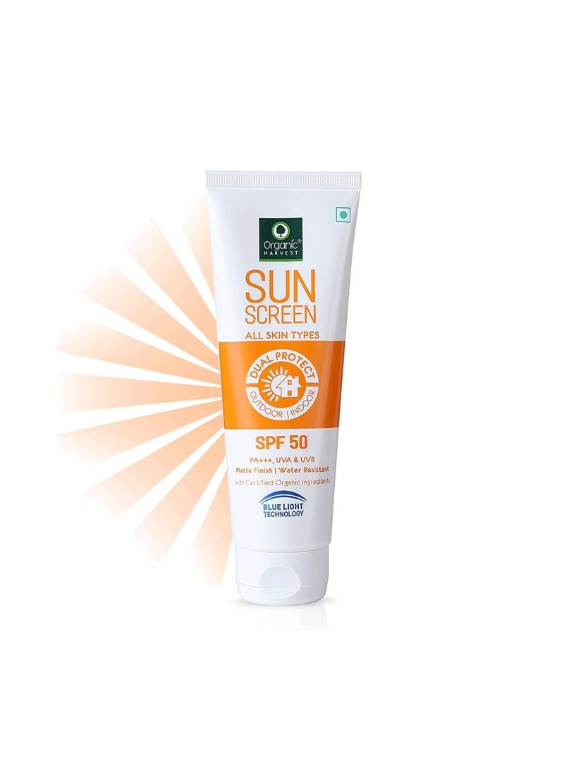 Organic Harvest - 3 In 1 SPF 50 Combo Face Wash 100gm Sunscreen 100gm - Image 1