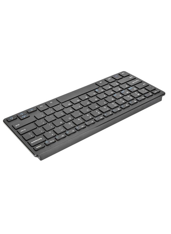 Thoraya - Sunrose WK103 Ultra-thin Mini Universal Wireless Bluetooth Keyboard Scissor Foot Button (Black) - Image 1