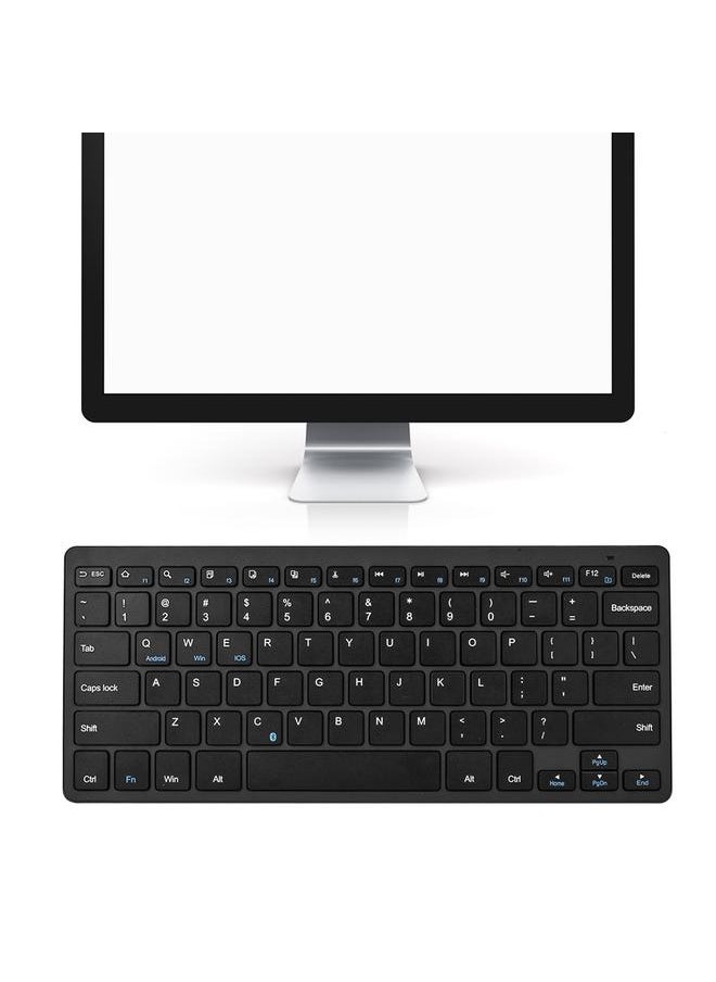 Thoraya - Sunrose WK103 Ultra-thin Mini Universal Wireless Bluetooth Keyboard Scissor Foot Button (Black) - Image 1