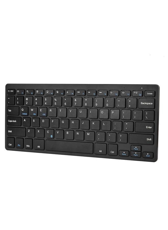 Thoraya - Sunrose WK103 Ultra-thin Mini Universal Wireless Bluetooth Keyboard Scissor Foot Button (Black) - Image 1