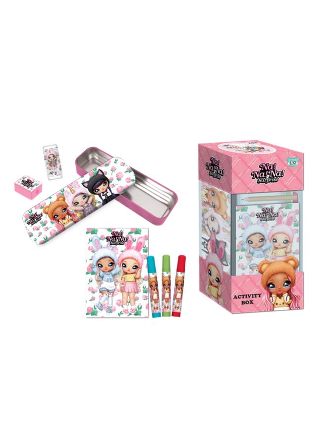 First Kid Na!Na!Na! Surprise Kids Activity Box with Metal Pencil Case Multicolor FK-NA-2203