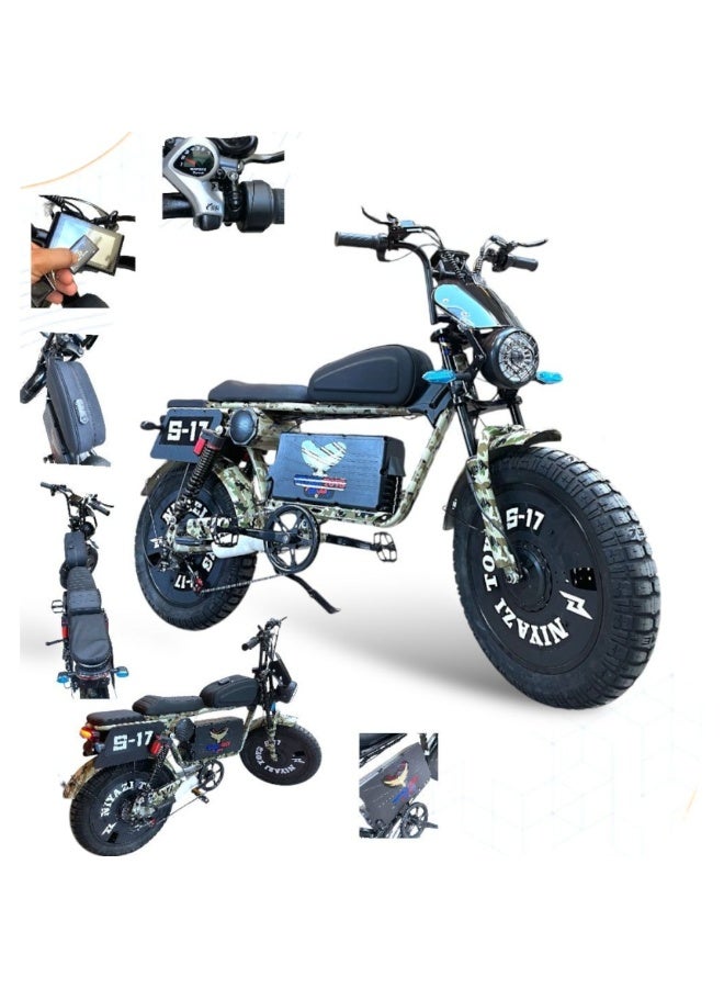 Electric scooter and sports bike with two motors size 20