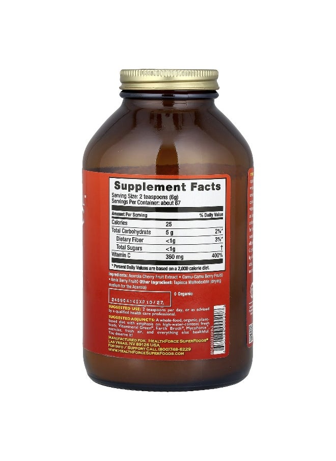 HEALTHFORCE SUPERFOODS HealthForce Superfoods, Truly Natural™ Vitamin C, 14.1 oz (400 g)  - Image 2