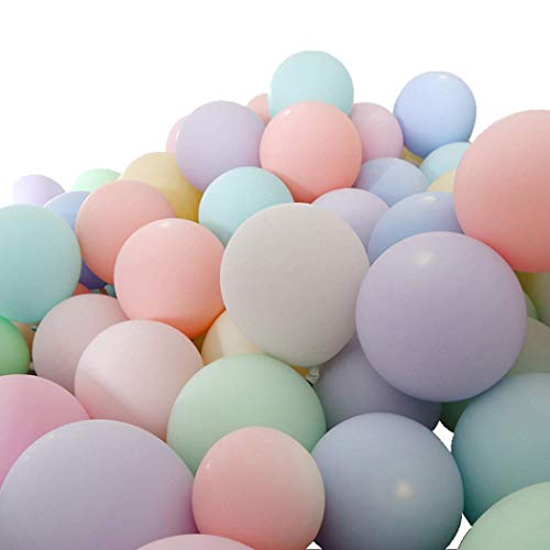 HK balloons Rubber Pack Of 100 Pastel Colour Balloons For Birthday Decoration Baby Shower Anniversary Wedding Decorations Balloons Pastel Themed Decoration Items Kit - Image 4