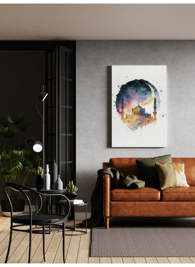 Home Gallery - The atmosphere of Ramadan Printed on canvas wall art - Image 1
