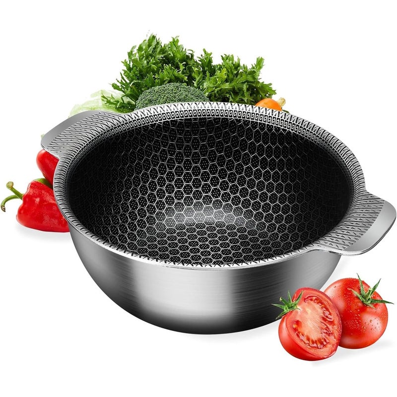 Gyanadh Versatile Mini Stock Pot for Induction Cooking � Tri-Ply Nonstick Kadhai with Honeycomb Texture � Perfect Kitchen Companion - Image 1