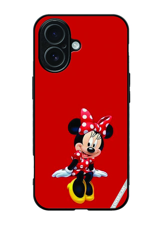 COVERSCART Protective Case Cover For Apple iPhone 17 Minnie Mouse Design Red