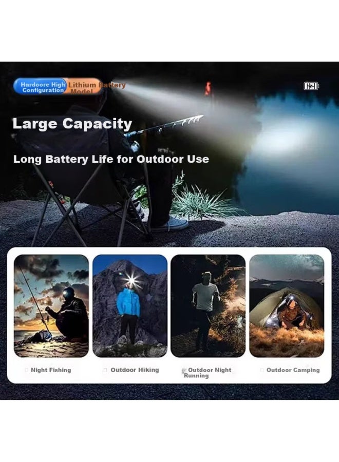 Yage High-power Headlamp Long-lasting Rechargeable Outdoor Headlight For Fishing Night Climbing Sea Hunting Mining - Image 3
