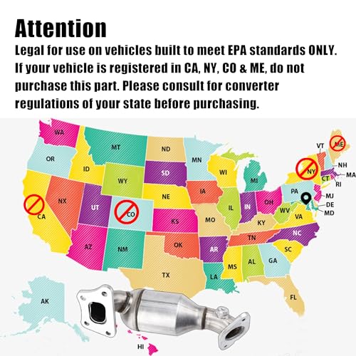 RAPIHIDAN FCE048 Front Left Catalytic Converter Compatible with Cadillac XTS Chevy Impala 2014-2019 3.6L Engine, Direct Fit Driver Side Manifold Catalytic Converter, Repalce OEM# 674-048 - Image 5