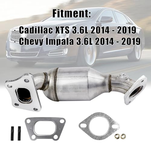RAPIHIDAN FCE048 Front Left Catalytic Converter Compatible with Cadillac XTS Chevy Impala 2014-2019 3.6L Engine, Direct Fit Driver Side Manifold Catalytic Converter, Repalce OEM# 674-048 - Image 2