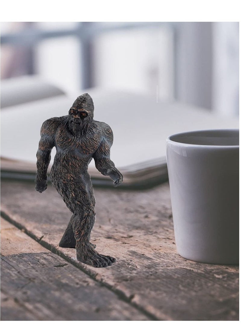 Captaintech Bigfoot Statue, Soild Animals Durable Table Decor, Indoor Desk Decoration Gift for Home and Office - Image 3