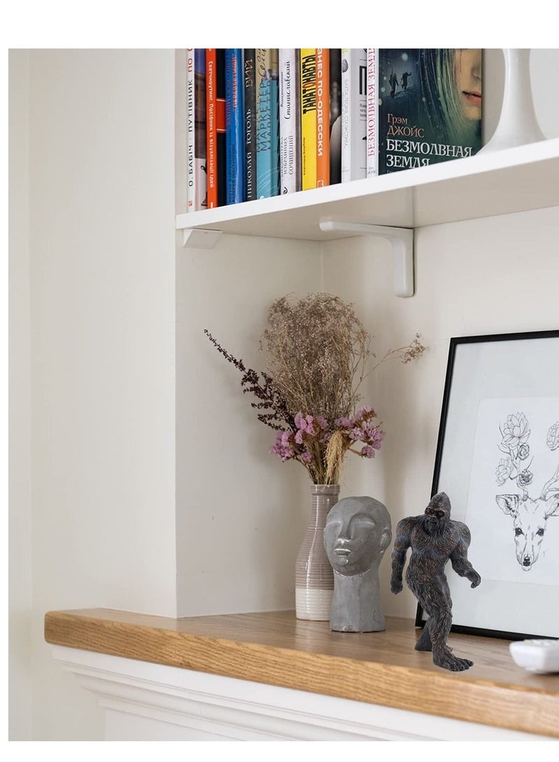 Captaintech Bigfoot Statue, Soild Animals Durable Table Decor, Indoor Desk Decoration Gift for Home and Office - Image 2